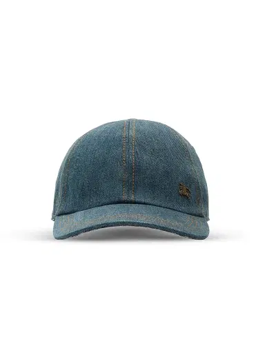 Burberry Women's Denim Baseball Cap - Indigo | Thumbnail 1