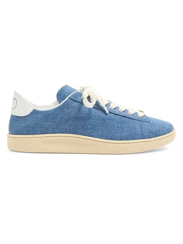Valentino Garavani Men's Royco Denim Sneakers - Denim