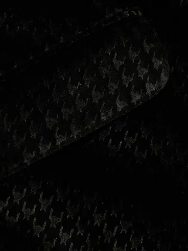 Emporio Armani Men's Houndstooth Velvet Sport Jacket - Black | Thumbnail 7