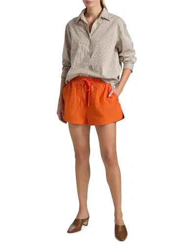 A.L.C. Women's Camden Relaxed Shorts - Persimmon | Thumbnail 2 A.L.C. Women's Camden Relaxed Shorts - Persimmon | Thumbnail 2