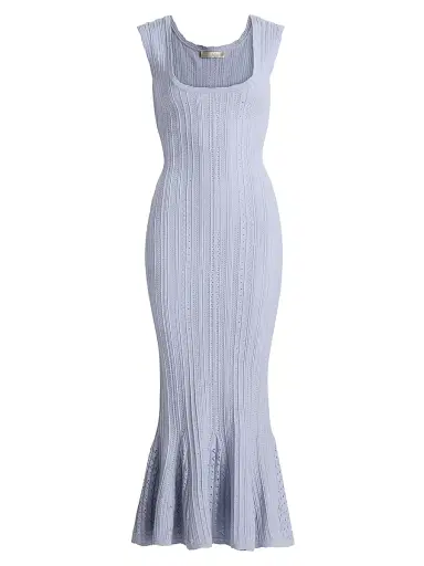 LoveShackFancy Women's Tayleen Pointelle Midi-Dress | Thumbnail 1 LoveShackFancy Women's Tayleen Pointelle Midi-Dress | Thumbnail 1
