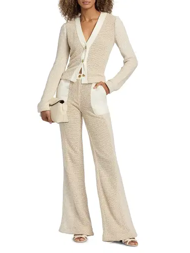 Ramy Brook Women's Jaime Cotton-Blend Net Pants | Thumbnail 2