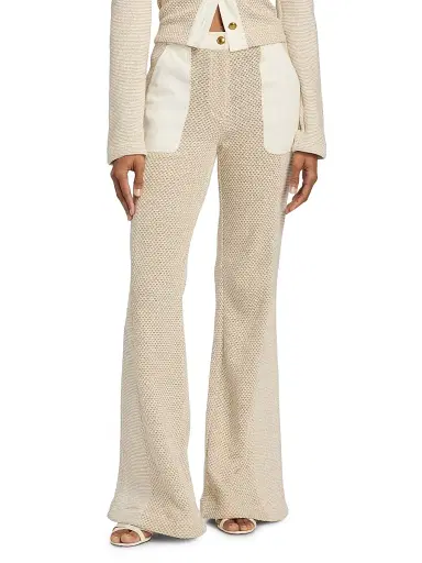 Ramy Brook Women's Jaime Cotton-Blend Net Pants | Thumbnail 3