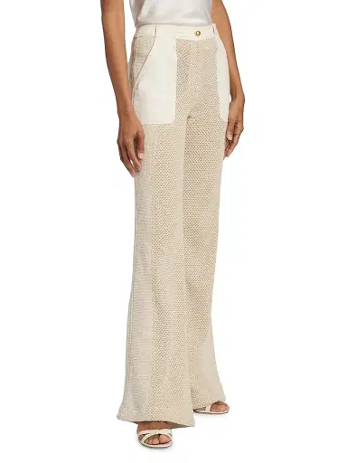 Ramy Brook Women's Jaime Cotton-Blend Net Pants | Thumbnail 4