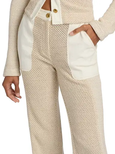 Ramy Brook Women's Jaime Cotton-Blend Net Pants | Thumbnail 6