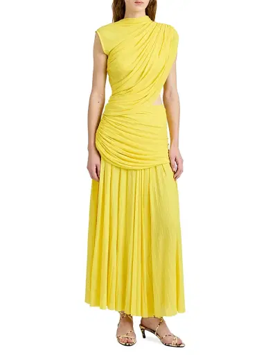 Proenza Schouler Women's Irma Draped Jersey Maxi Dress | Thumbnail 2 Proenza Schouler Women's Irma Draped Jersey Maxi Dress | Thumbnail 2