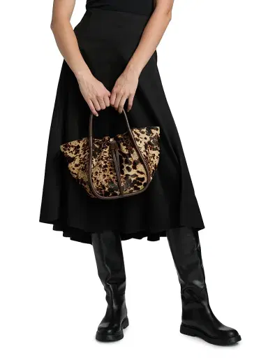 Proenza Schouler Women's Janan Cotton Sateen Midi-Skirt - Black | Thumbnail 3 Proenza Schouler Women's Janan Cotton Sateen Midi-Skirt - Black | Thumbnail 3