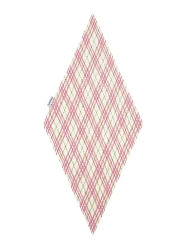 Burberry Women's Sheer Plissé Checked Losange Scarf | Thumbnail 1 Burberry Women's Sheer Plissé Checked Losange Scarf | Thumbnail 1