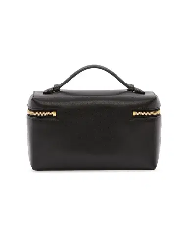 Victoria Beckham Women's Logo Leather Vanity Bag - Black | Thumbnail 2