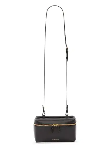 Victoria Beckham Women's Logo Leather Vanity Bag - Black | Thumbnail 3