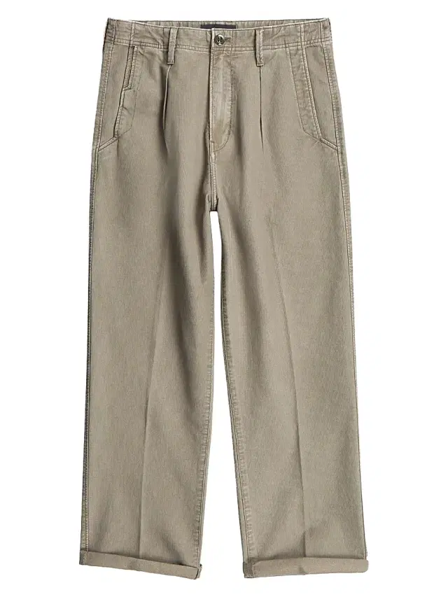 G-Star Men's Pleated Corduroy Chino Pants - Turf Gold