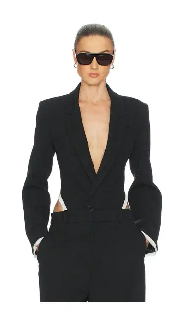 Helsa Devereux Blazer With Chiffon Edge | Thumbnail 2 Helsa Devereux Blazer With Chiffon Edge | Thumbnail 2