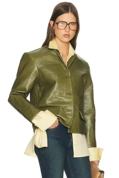 Helsa Puffy Leather Jacket | Thumbnail 4 Helsa Puffy Leather Jacket | Thumbnail 4
