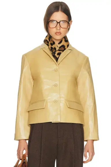 Helsa Puffy Leather Jacket | Thumbnail 3 Helsa Puffy Leather Jacket | Thumbnail 3