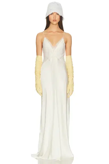 Helsa Mix Media Slip Dress | Thumbnail 3 Helsa Mix Media Slip Dress | Thumbnail 3