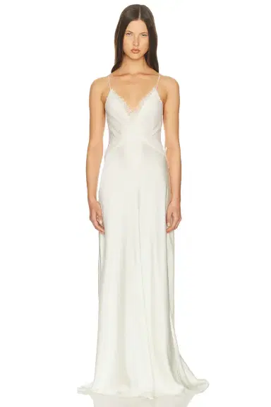 Helsa Mix Media Slip Dress | Thumbnail 4 Helsa Mix Media Slip Dress | Thumbnail 4
