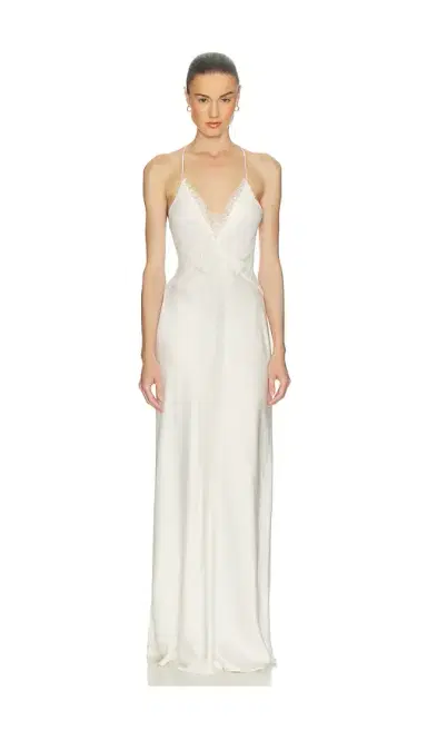 Helsa Mix Media Slip Dress | Thumbnail 1 Helsa Mix Media Slip Dress | Thumbnail 1