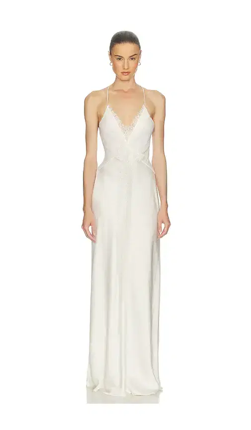 Mix Media Slip Dress