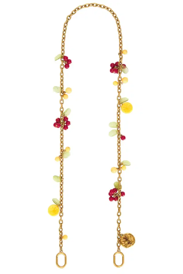 Saint Laurent Cherry Charms Chain
