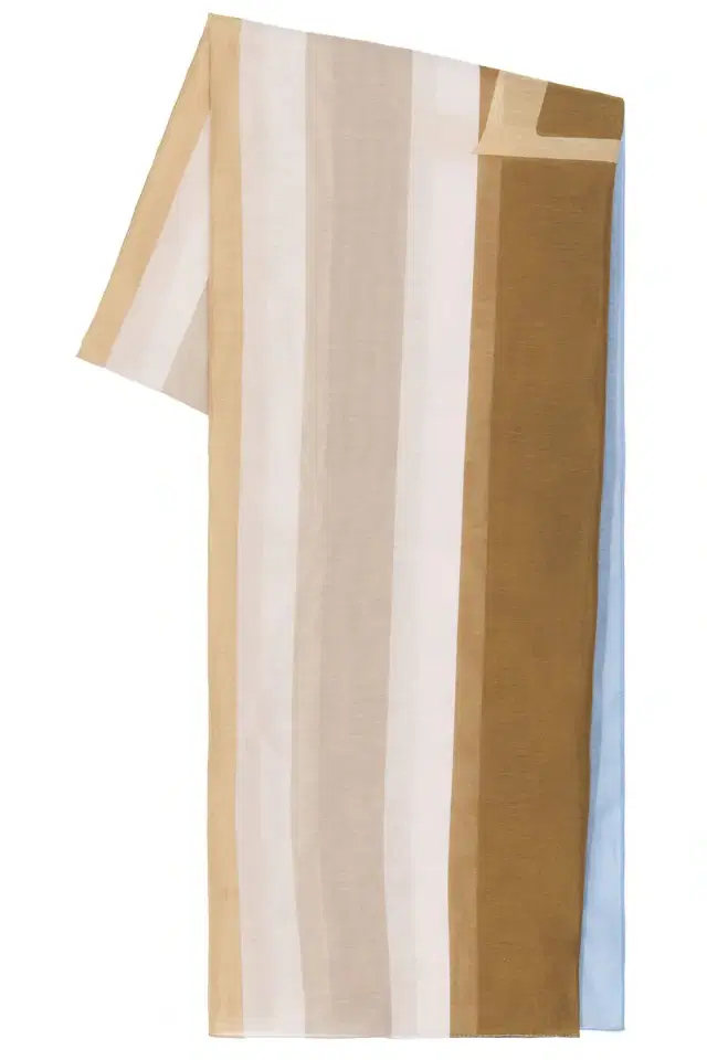 YSL Striped Scarf
