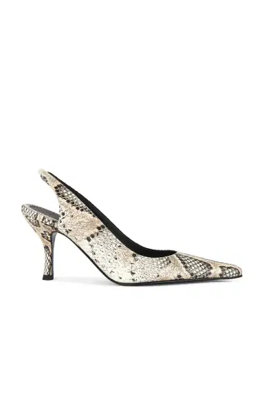 Magda Butrym Snake Low Slingback Heel | Thumbnail 3 Magda Butrym Snake Low Slingback Heel | Thumbnail 3