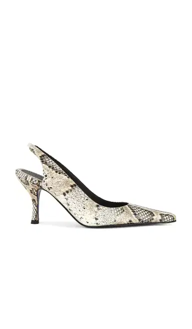 Magda Butrym Snake Low Slingback Heel | Thumbnail 1 Magda Butrym Snake Low Slingback Heel | Thumbnail 1