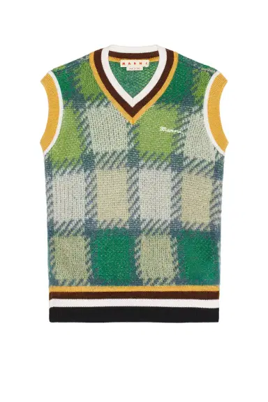 Marni V Neck Sweater Vest | Thumbnail 4 Marni V Neck Sweater Vest | Thumbnail 4
