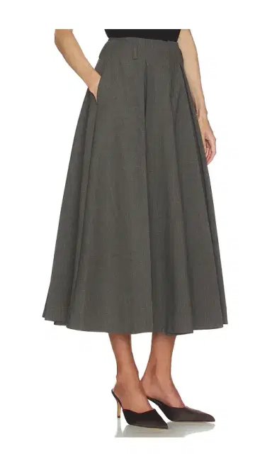 Helsa Wool Blend Pleated Skirt | Thumbnail 2