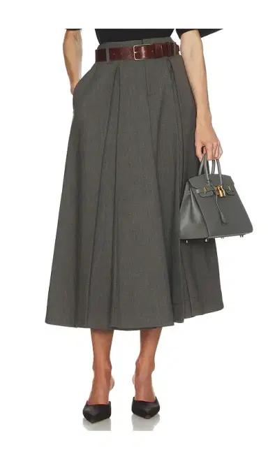 Helsa Wool Blend Pleated Skirt | Thumbnail 1