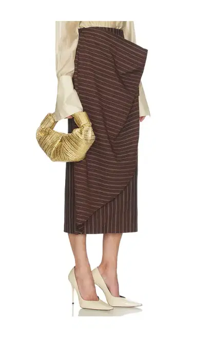 Helsa Stripe Twill Blanket Skirt | Thumbnail 2 Helsa Stripe Twill Blanket Skirt | Thumbnail 2