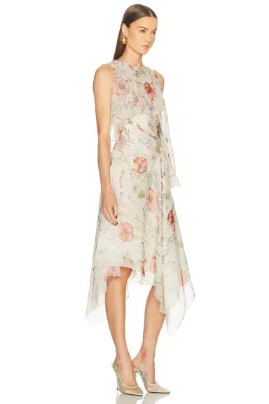 Alexander McQueen Ruffled Day Dress | Thumbnail 2