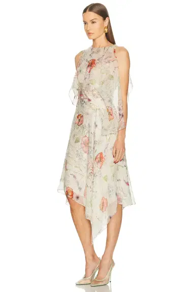 Alexander McQueen Ruffled Day Dress | Thumbnail 3