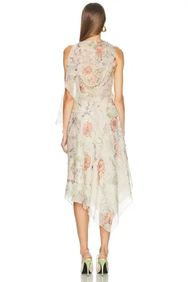 Alexander McQueen Ruffled Day Dress | Thumbnail 4
