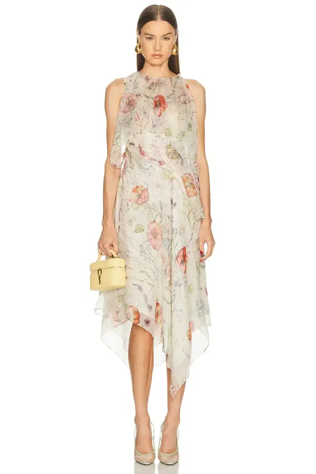 McQueen Ruffled Day Dress