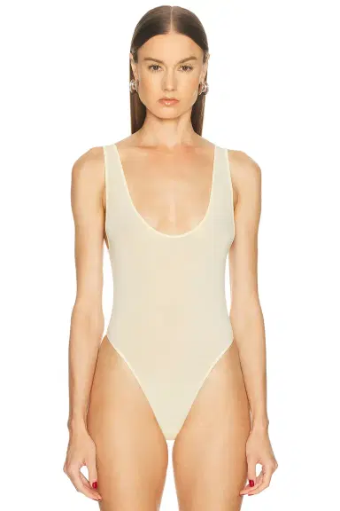 Wardrobe.NYC Sheer Tank Bodysuit | Thumbnail 2