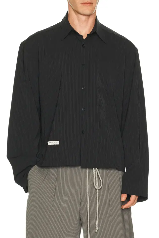 Song for the Mute Long Sleeve Cropped Casual Shirt