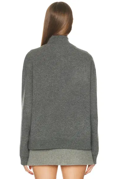 Miu Miu Cashmere F.12 Half Zip Sweater | Thumbnail 4 Miu Miu Cashmere F.12 Half Zip Sweater | Thumbnail 4