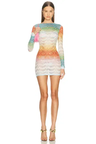 Missoni Long Sleeve Tee Dress | Thumbnail 1 Missoni Long Sleeve Tee Dress | Thumbnail 1