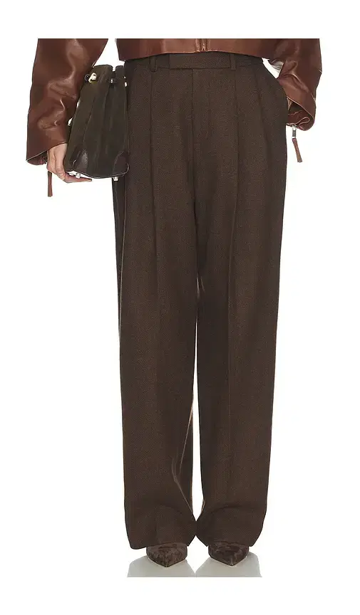 Italian Wool Blend Extra Full Trousers
