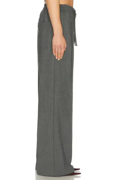 Helsa Wool Blend Drawcord Trousers | Thumbnail 5 Helsa Wool Blend Drawcord Trousers | Thumbnail 5