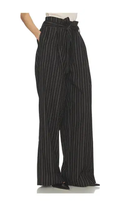 Helsa Stripe Twill Super Baggy Pants | Thumbnail 2
