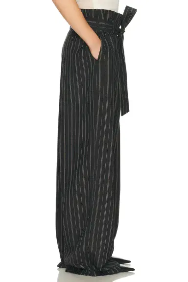 Helsa Stripe Twill Super Baggy Pants | Thumbnail 5