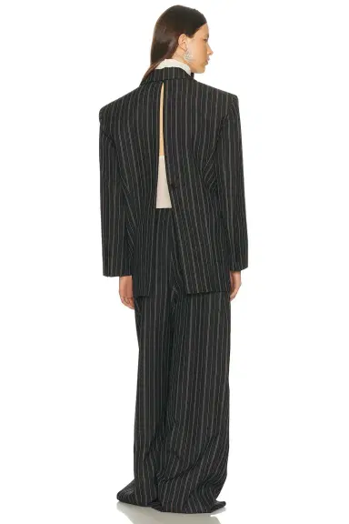 Helsa Stripe Twill Super Baggy Pants | Thumbnail 8