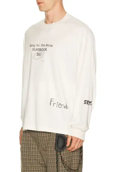 Song for the Mute Scribble Oversized Crew Neck Pullover | Thumbnail 3 Song for the Mute Scribble Oversized Crew Neck Pullover | Thumbnail 3
