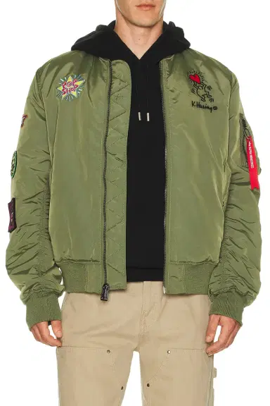 ALPHA INDUSTRIES x Keith Haring MA-1 Reversible Jacket | Thumbnail 3