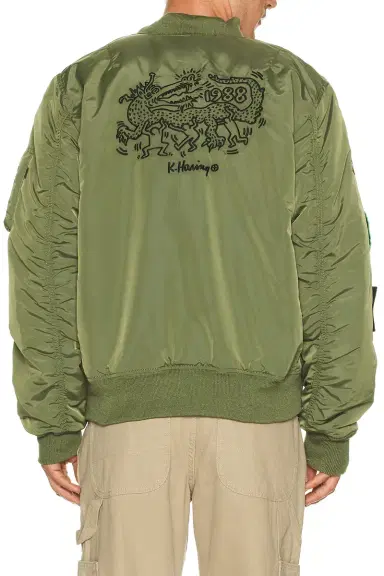 ALPHA INDUSTRIES x Keith Haring MA-1 Reversible Jacket | Thumbnail 7