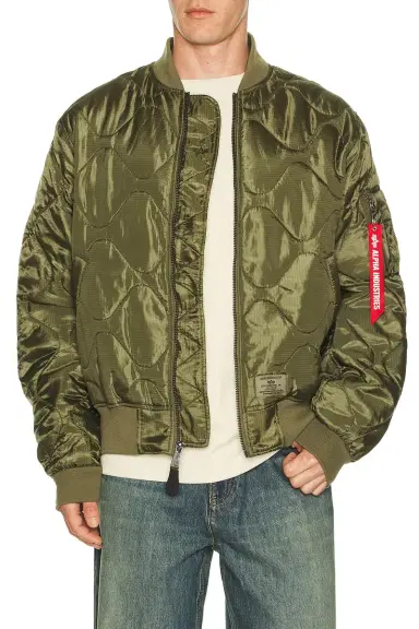 Alpha Industries L-2B Relaxed Quilted Flight Jacket | Thumbnail 3 Alpha Industries L-2B Relaxed Quilted Flight Jacket | Thumbnail 3