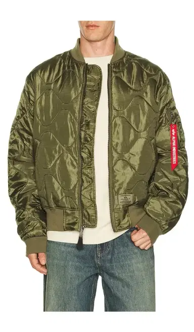 Alpha Industries L-2B Relaxed Quilted Flight Jacket | Thumbnail 1 Alpha Industries L-2B Relaxed Quilted Flight Jacket | Thumbnail 1