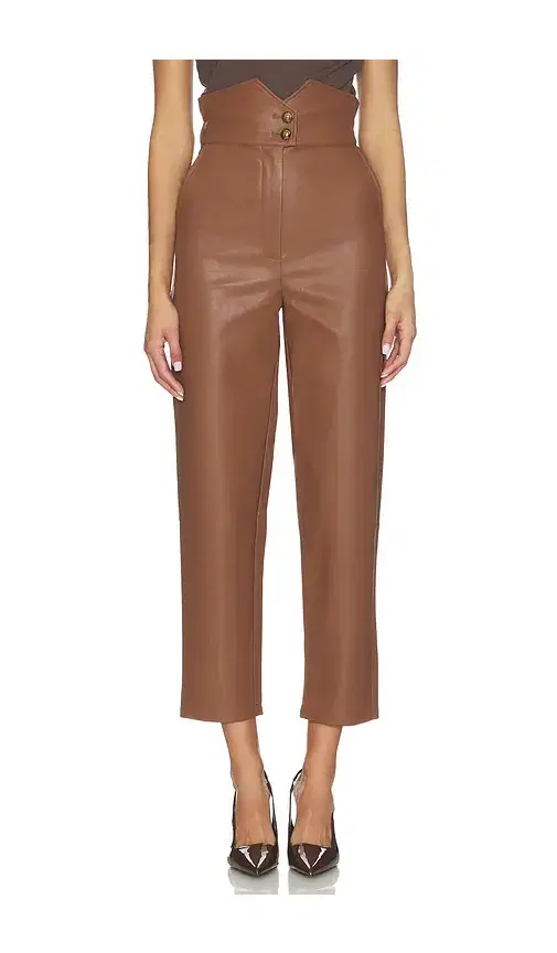 Bardot Aster Faux Leather Pant