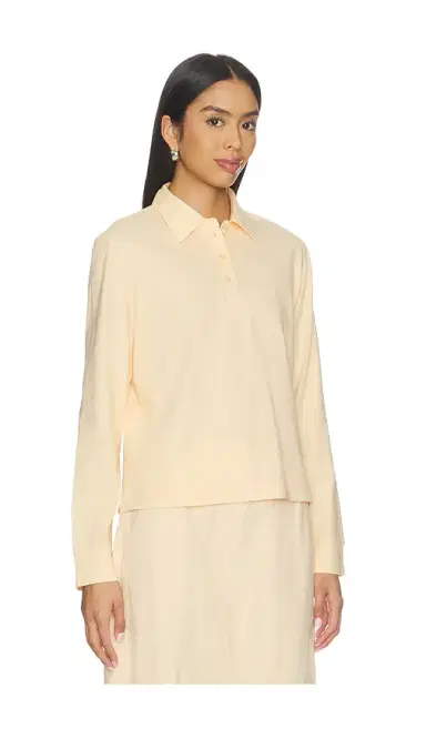LESET Margo Long Sleeve Polo | Thumbnail 2